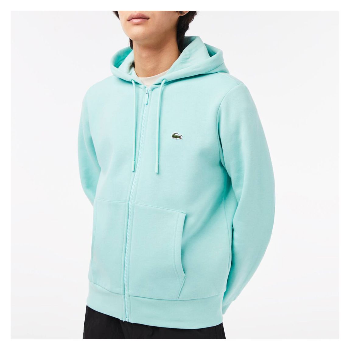Light Blue Embroidered Hoodie main product photo
