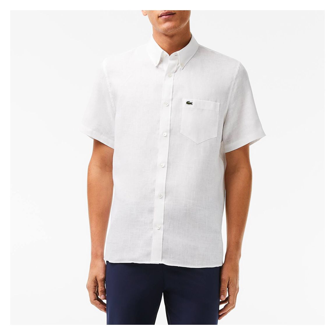 White Short Sleeve Pocket Shirt main product photo