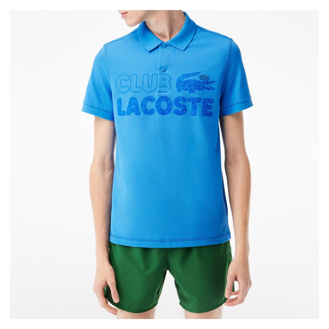 Blue Club Lacoste Polo Shirt main product photo