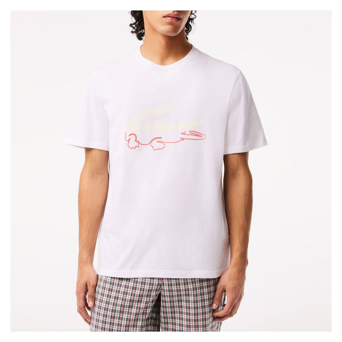 White Crocodile Branded T-Shirt main product photo