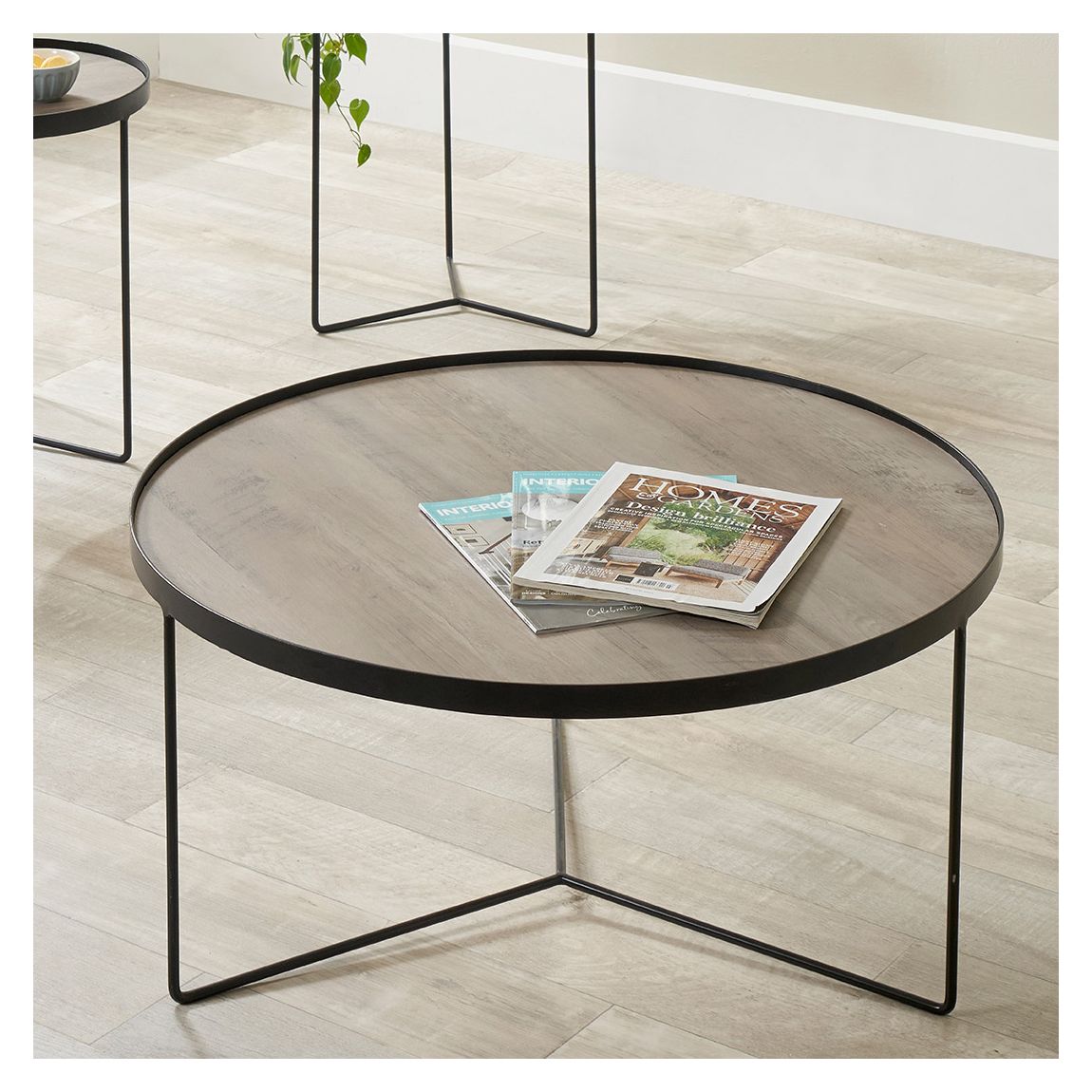 Brookfield Brown Wood Veneer Coffee Table main product photo