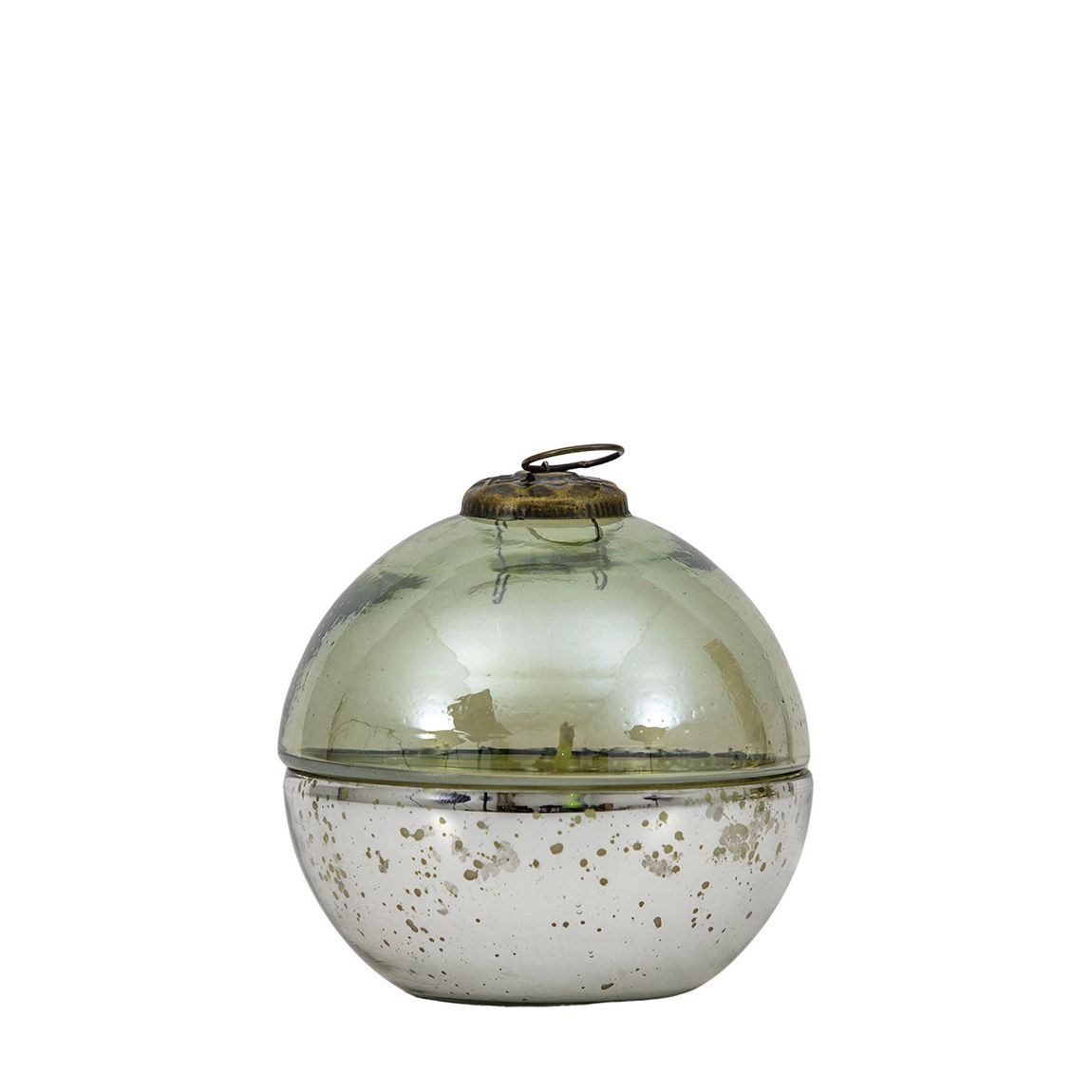 Bauble Votive, Green Lustre main product photo