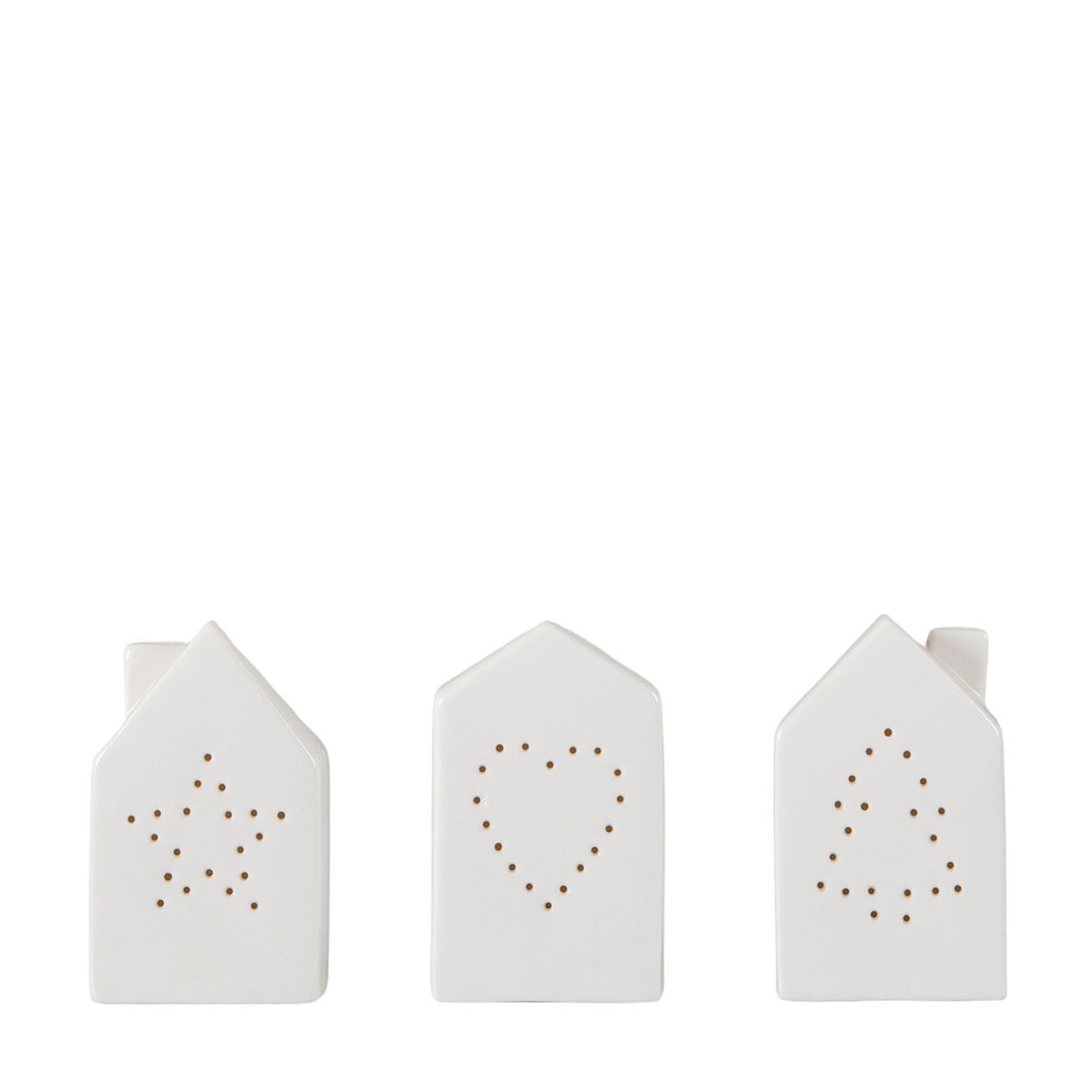 Set of 3 Twinkle House with LED main product photo