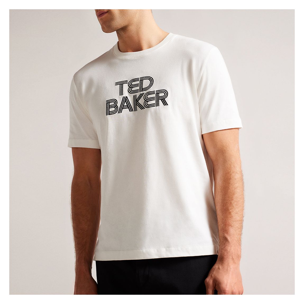 White Kenedy Logo Graphic T-Shirt main product photo