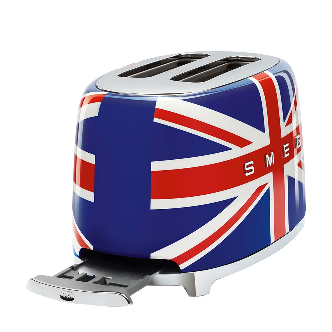 Two Slice Toaster in Union Jack design main product photo