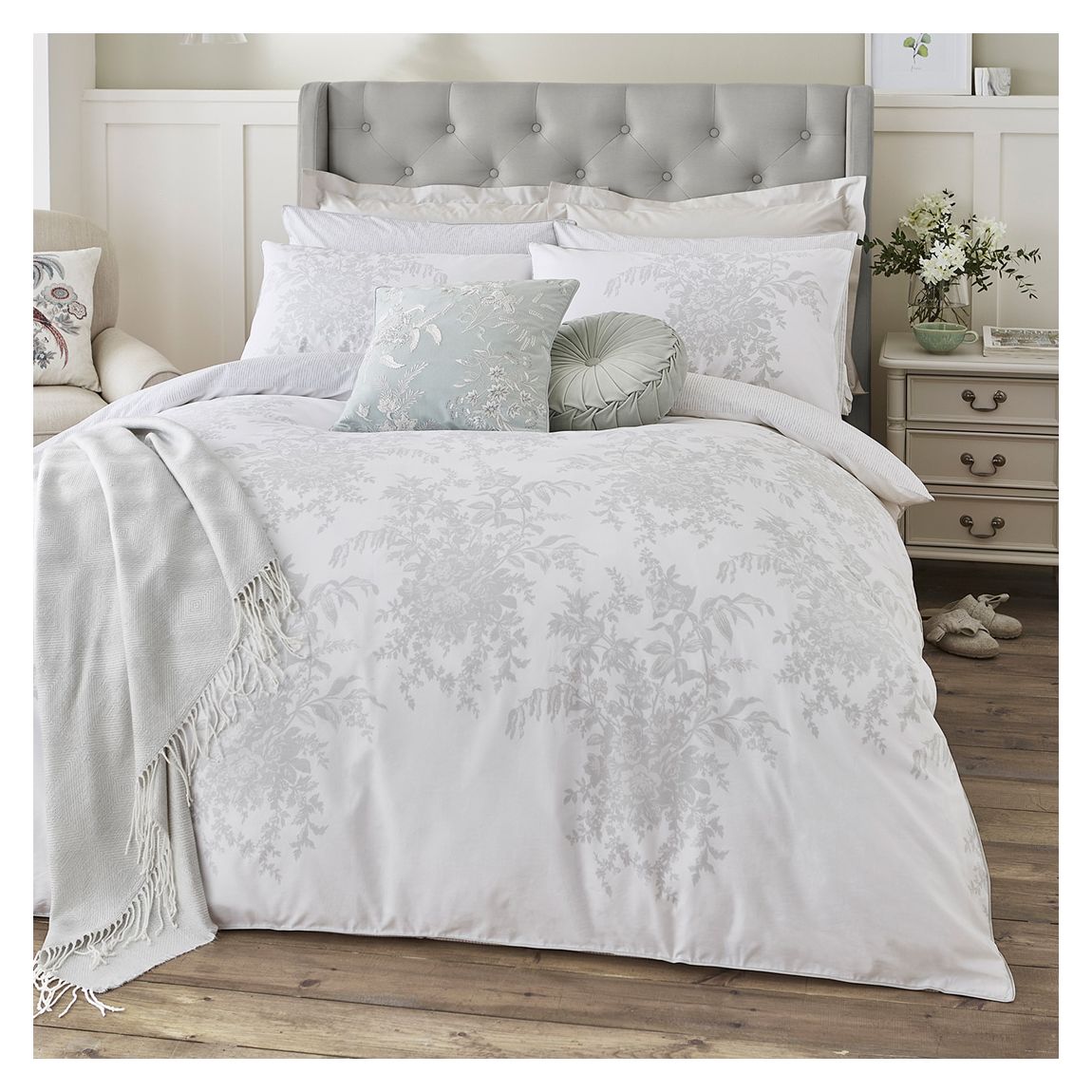 Picardie King Bedset, Fennel main product photo