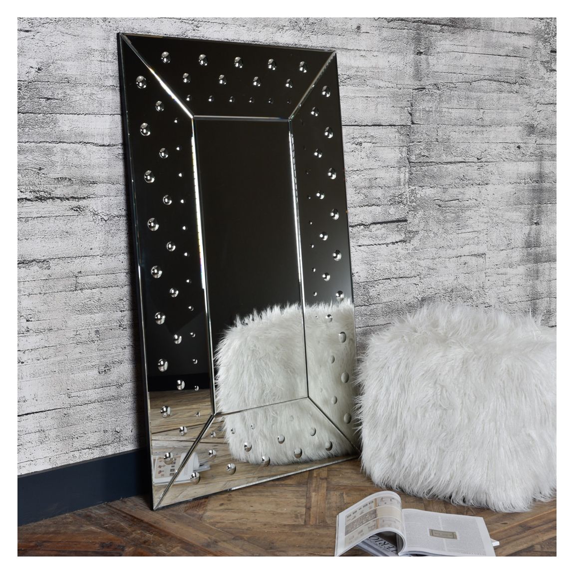 Descending Bubbles Rectangular 75x120cm Mirror main product photo