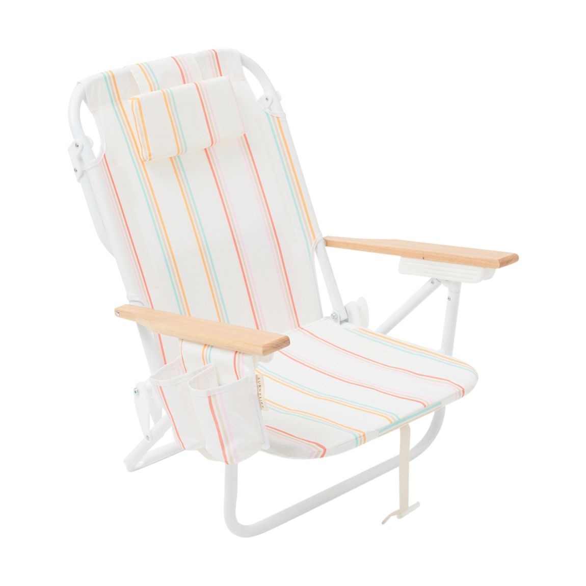 Luxe Beach Chair Rio Sun Multi Stripe main product photo