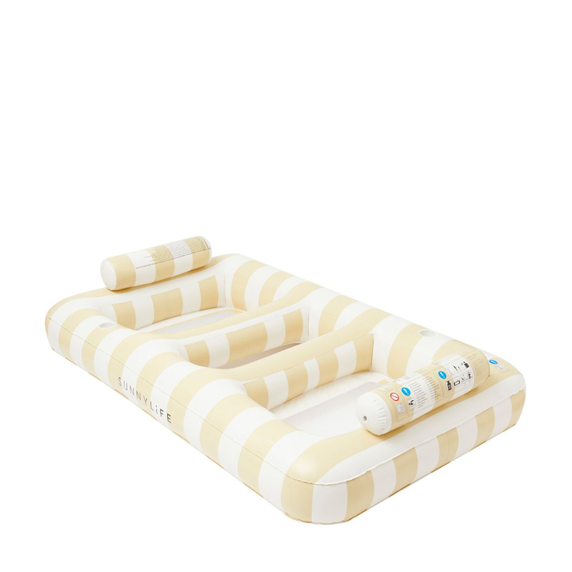 Luxe Twin Hammock Float Mango Bay Soft Mustard main product photo