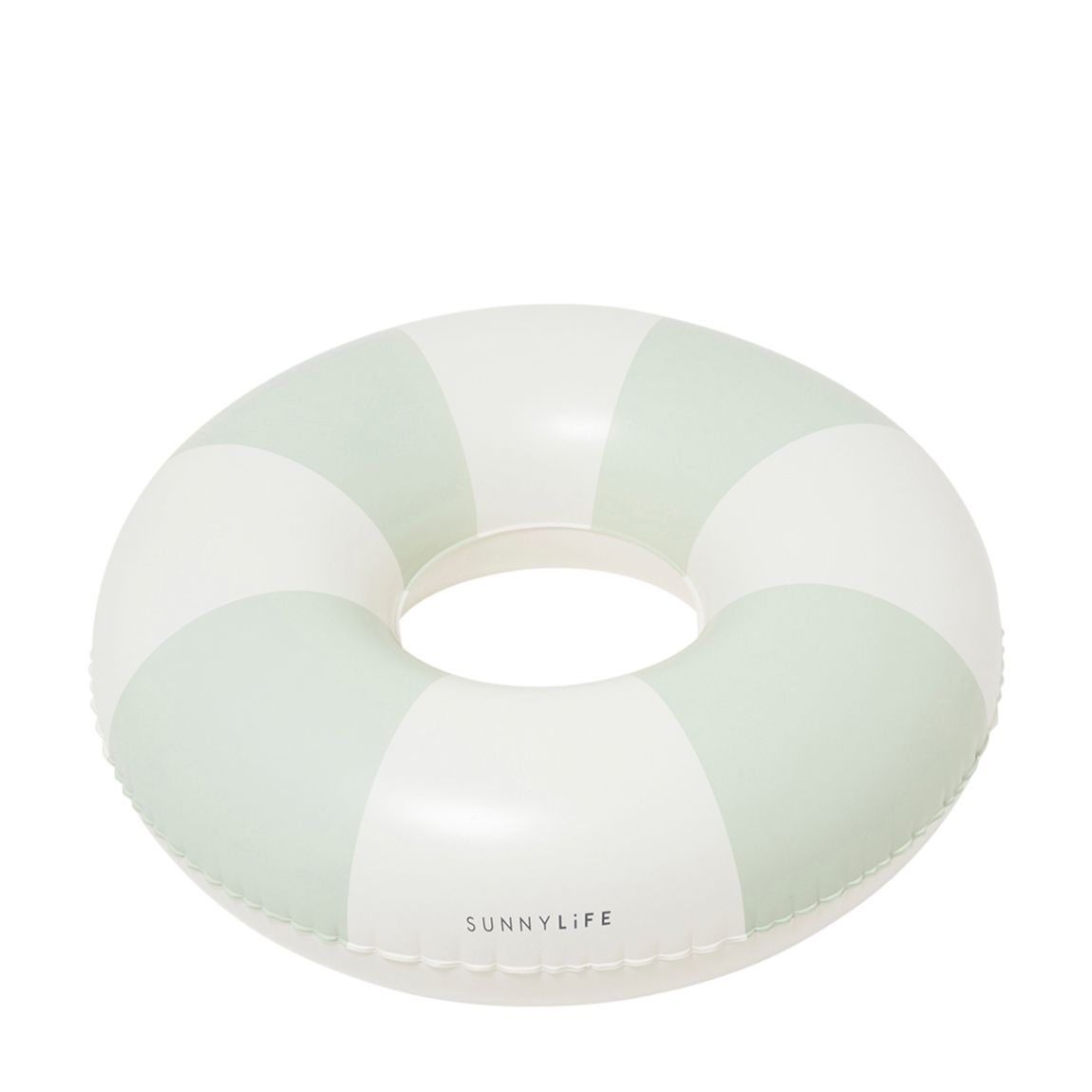 Tube Pool Ring The Vacay Soft Olive Stripe main product photo