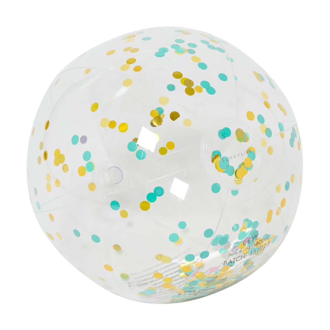 Inflatable Beach Ball Confetti Multi main product photo