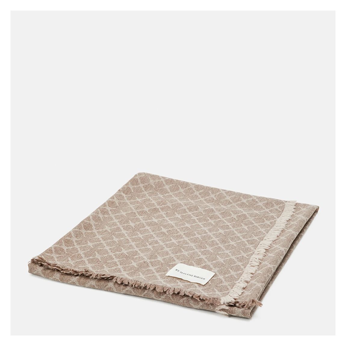 Grey/Brown Marilas Printed Cashmere Blend Scarf main product photo