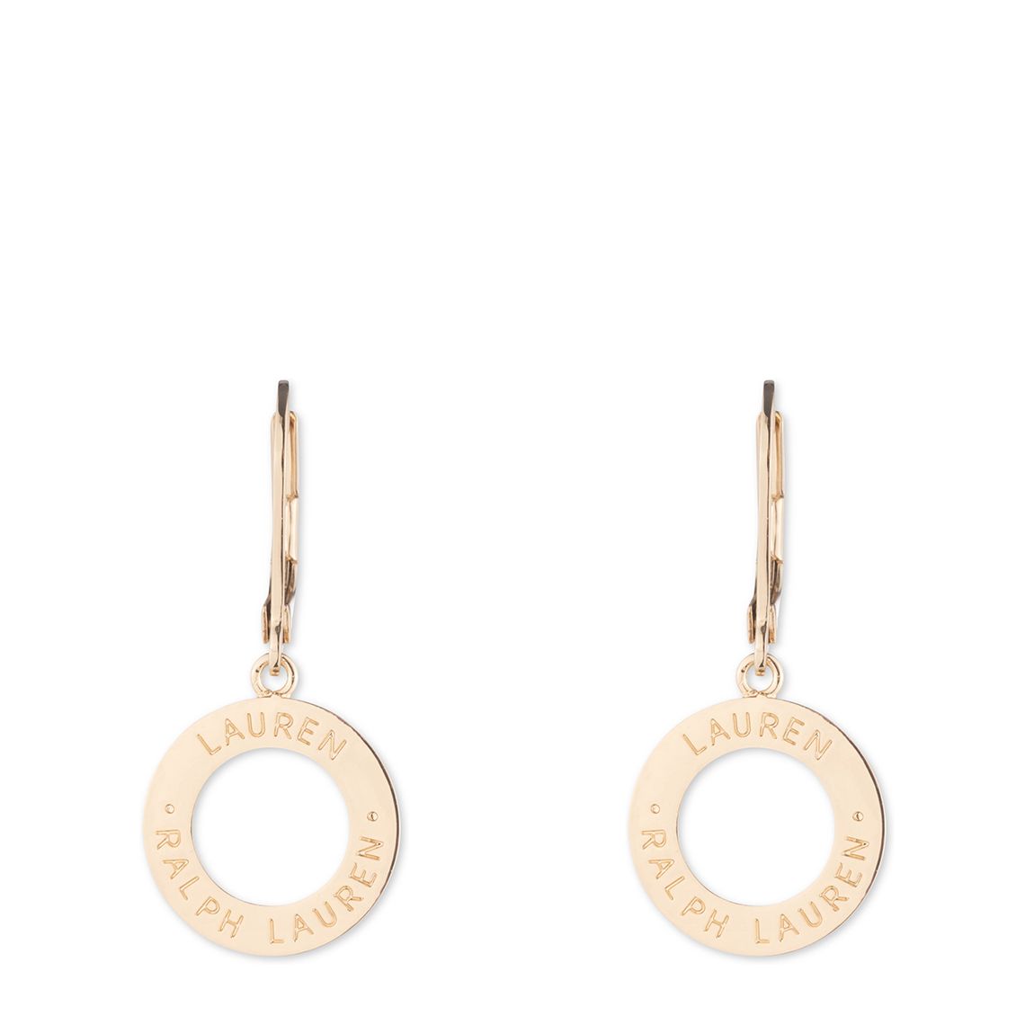 Gold Ring Drop Earrings main product photo