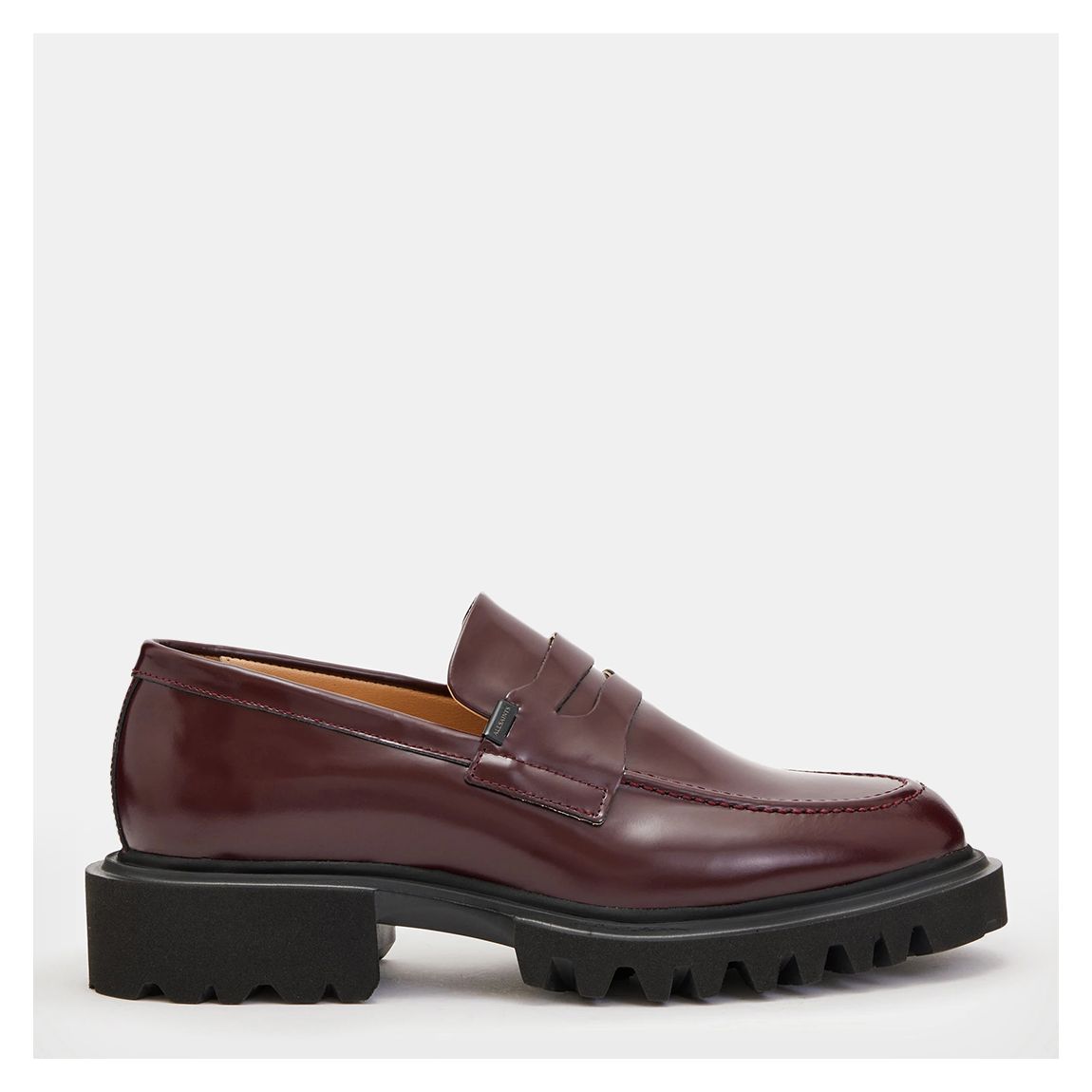 Bordeaux Red Lola Leather Loafer main product photo