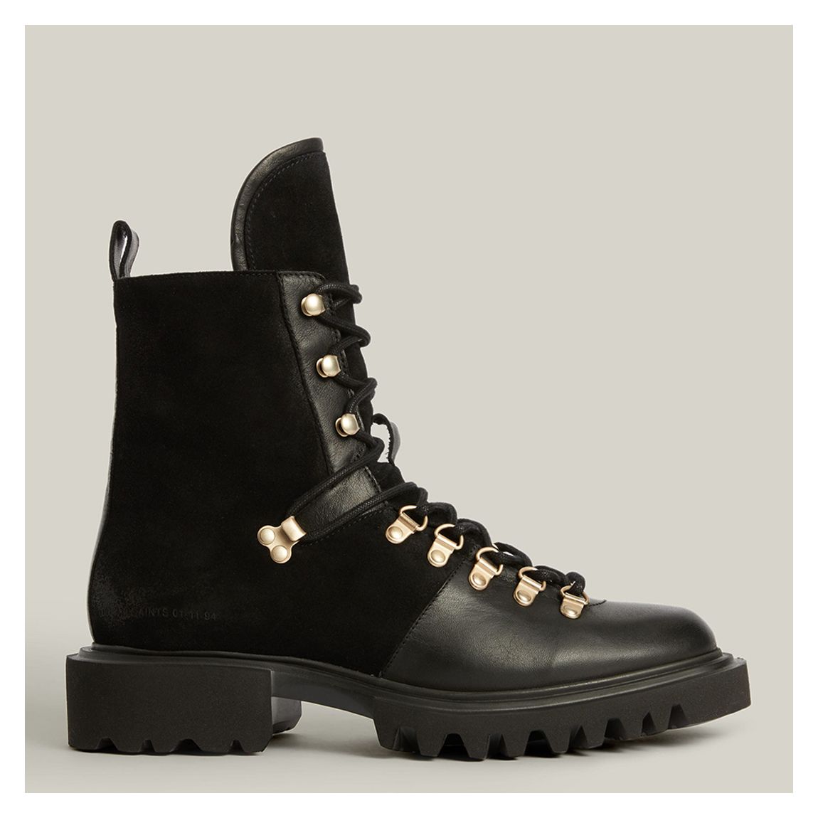 Black Faye Suede Ankle Boots main product photo