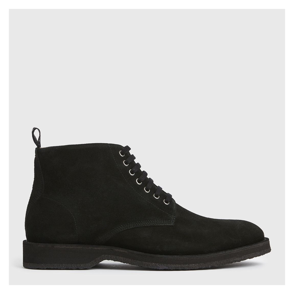 Black Mathias Suede Boots main product photo