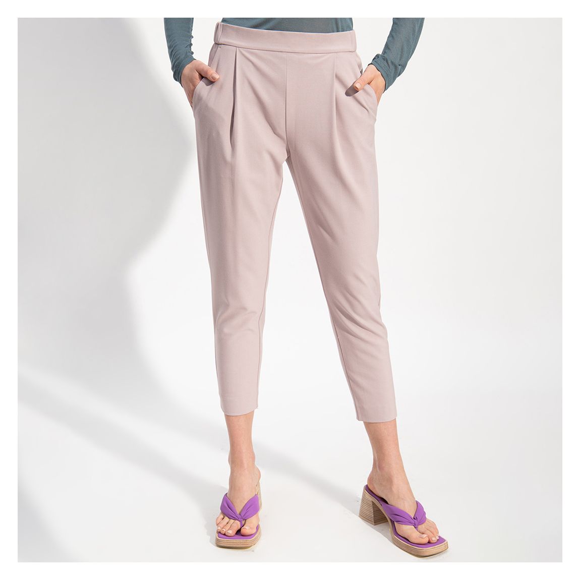 Pink Aleida Tri Trousers main product photo