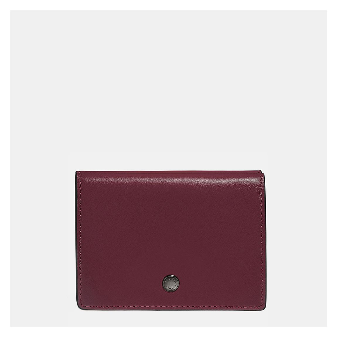 Dark Cardinal Wine Colourblock Coin Wallet main product photo