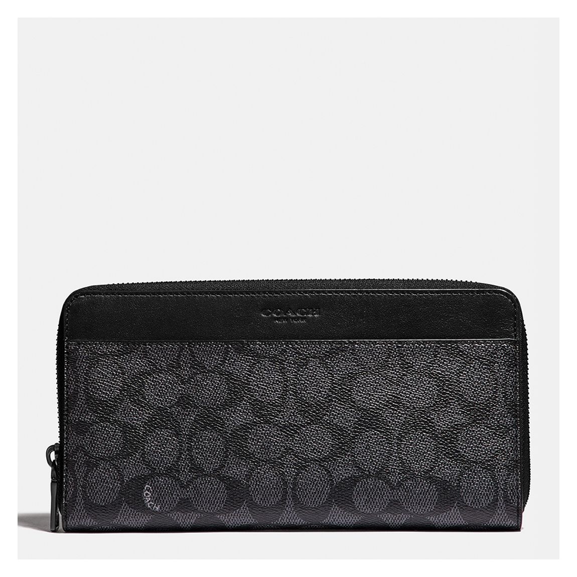 Charcoal Signature Canvas Travel Wallet main product photo