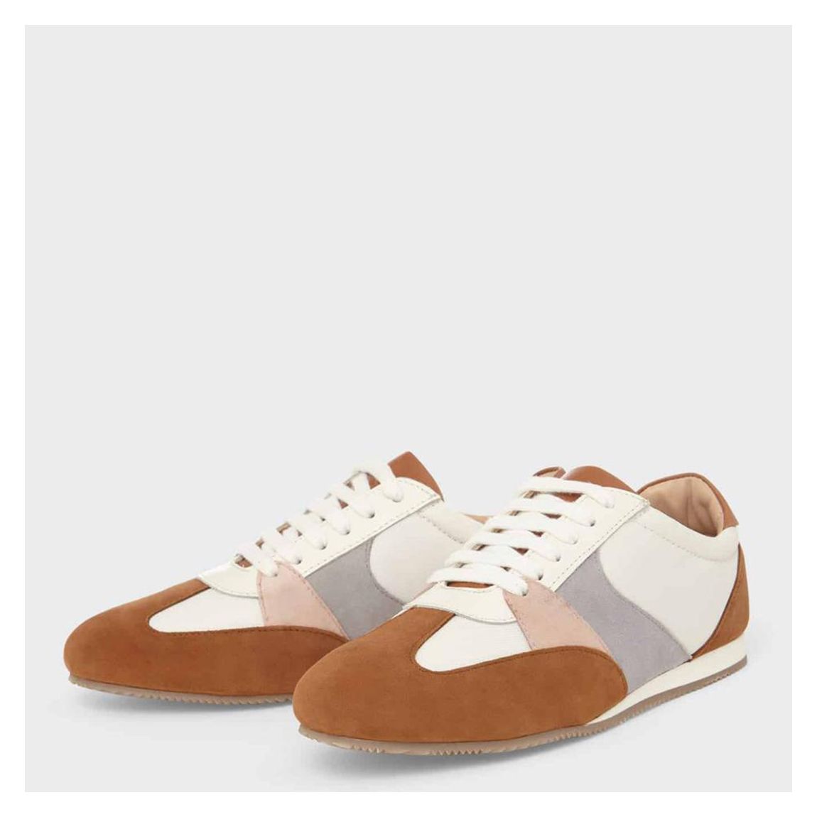 Tan Nola Suede Trainers main product photo