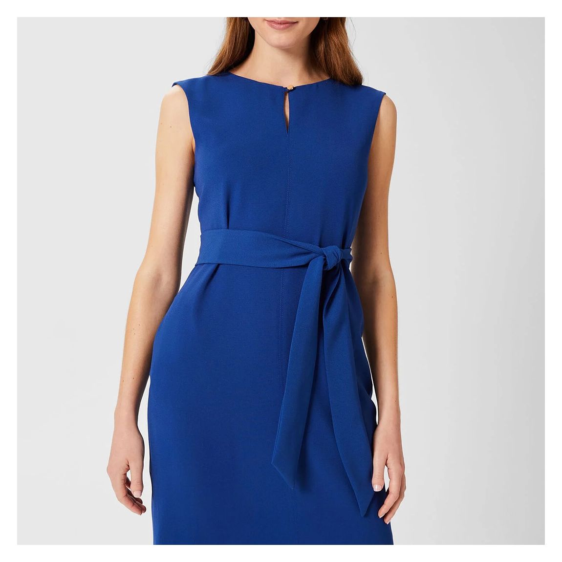 Royal Blue Kristen Belted Dress main product photo