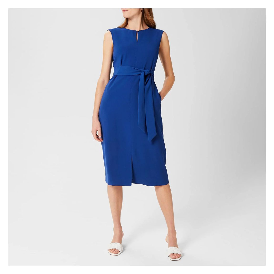 Royal Blue Kristen Belted Dress