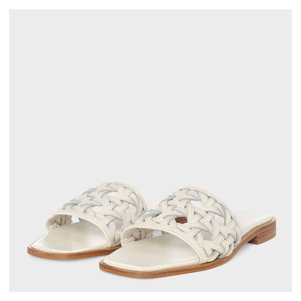 Ivory Suri Leather Sandals main product photo