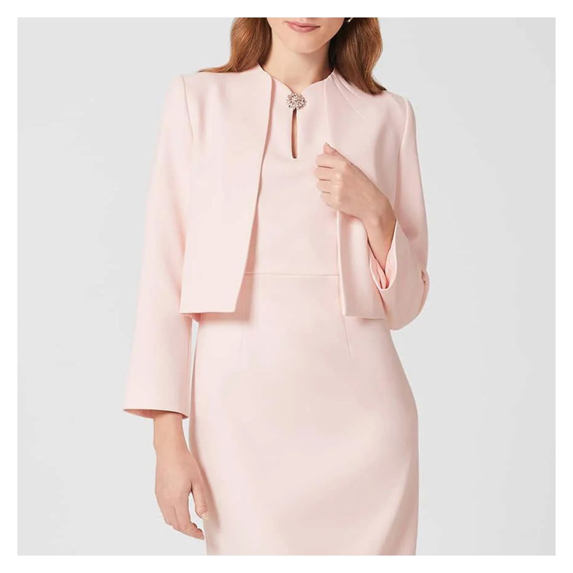 Pink Ana Cropped Blazer main product photo