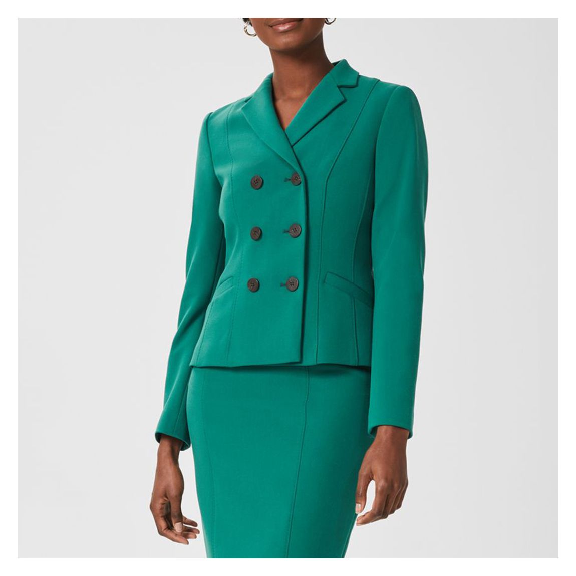 Green Beatrice Double Breasted Jacket main product photo
