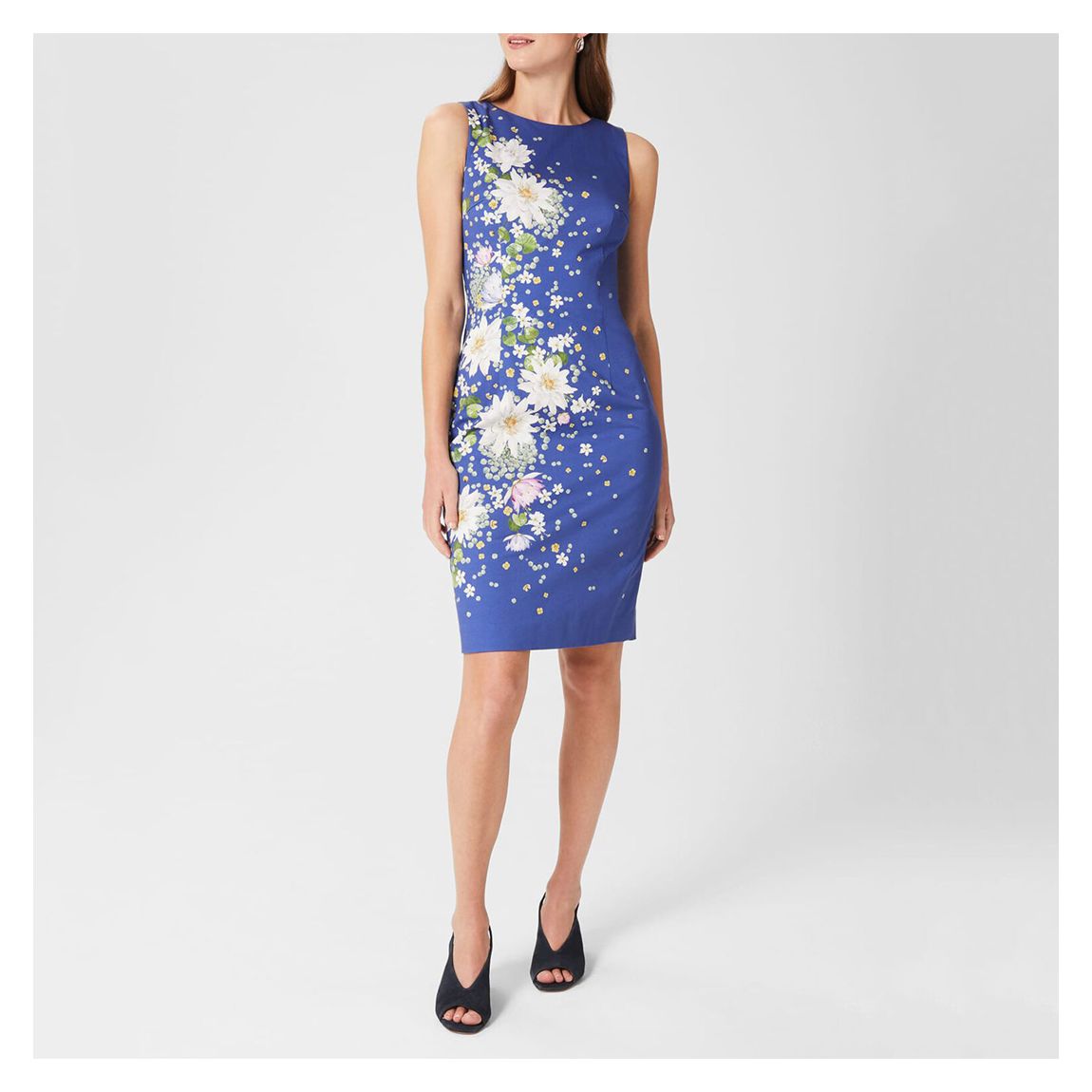 Blue/Multi Fiona Floral Dress main product photo