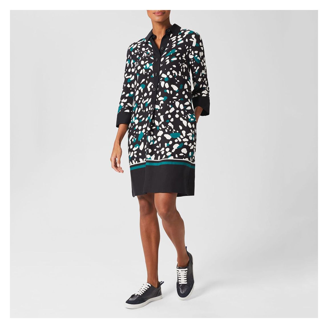 Black/Multi Marci Tunic Printed Dress main product photo