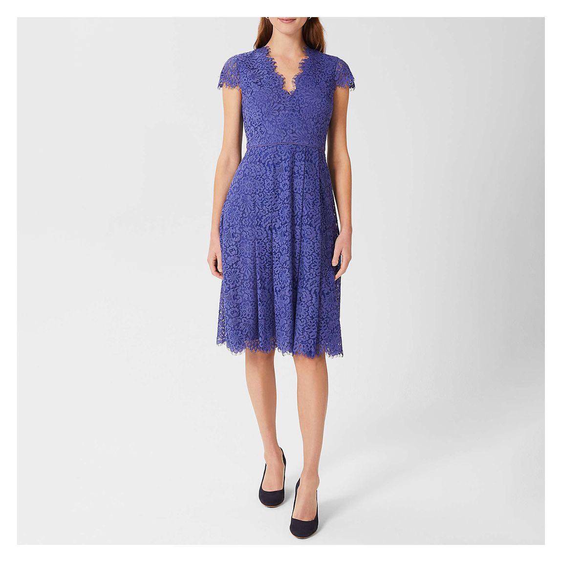 Blue Anastasia Lace Dress main product photo
