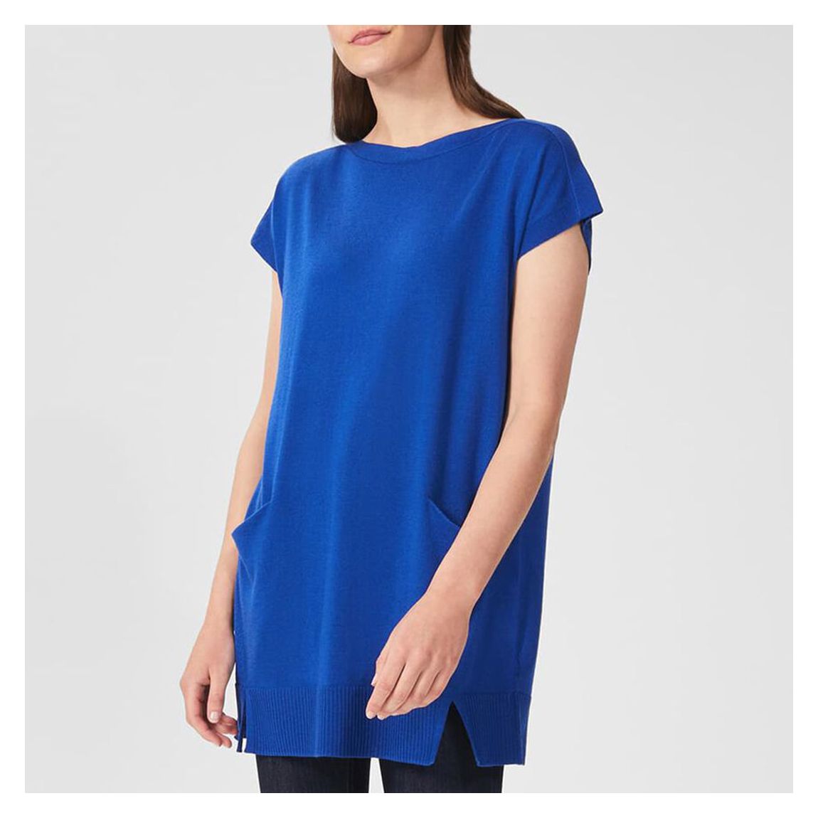 Royal Blue Gwen Merino Wool Jumper main product photo