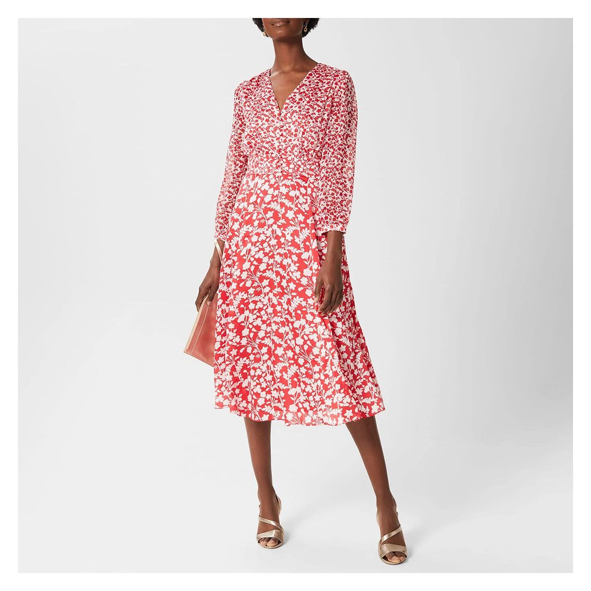 Red Pattern Rosie Dress main product photo