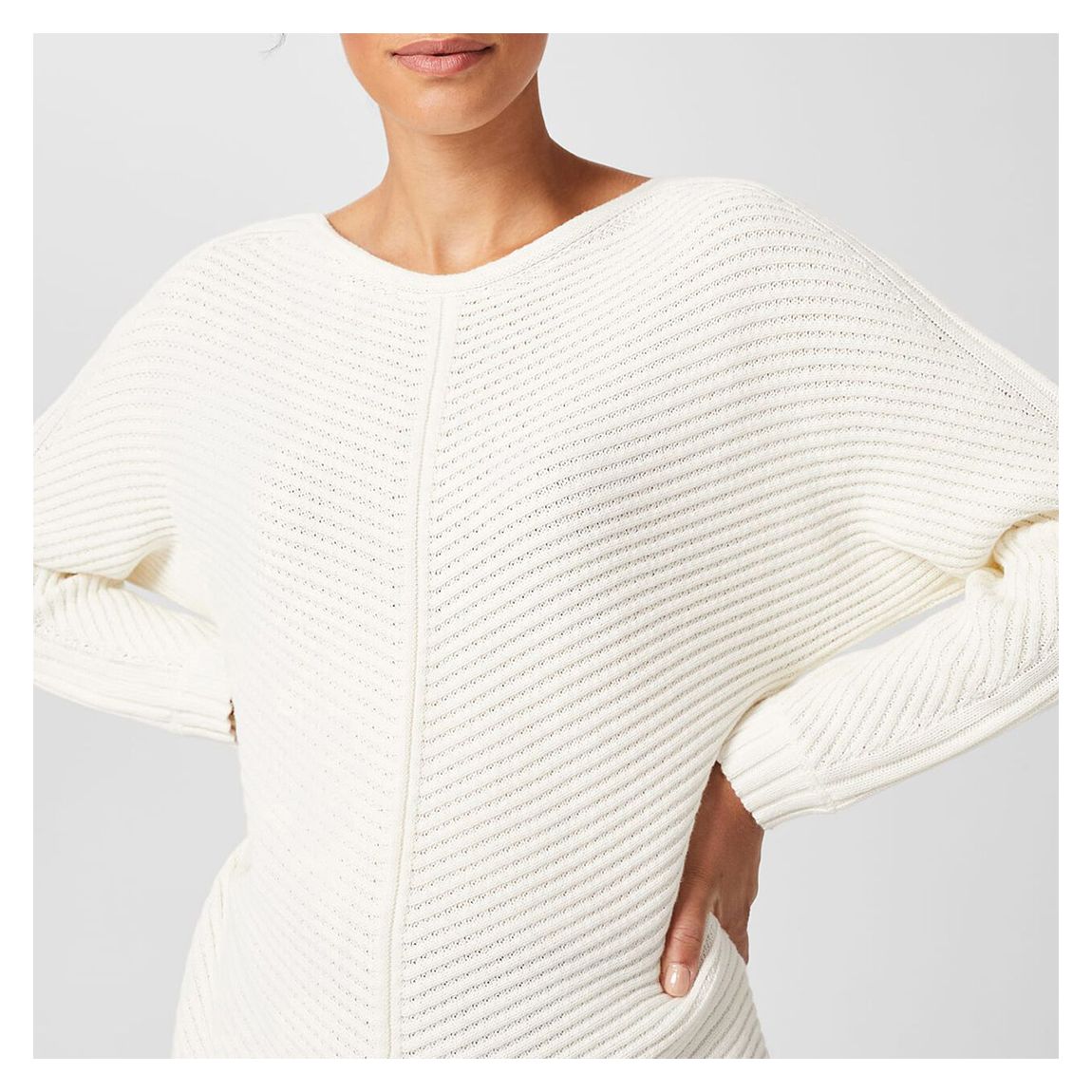 Ivory Mona Batwing Jumper main product photo