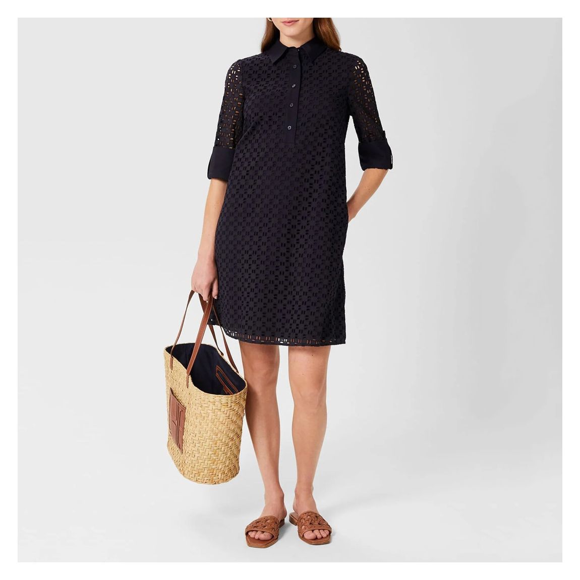 Navy Marciella Dress main product photo