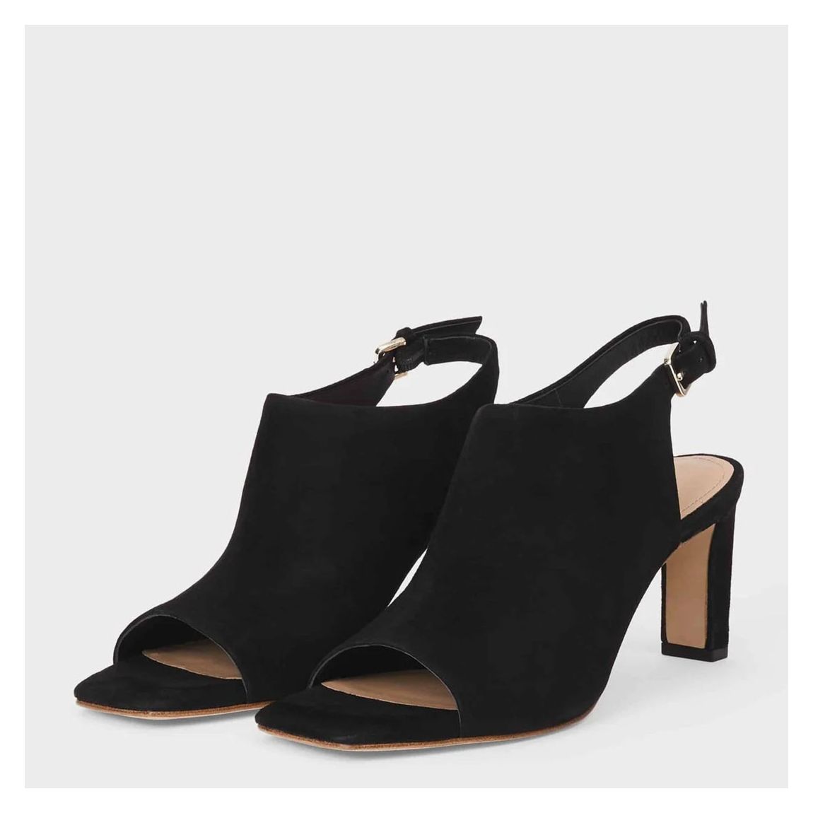 Black Heidi Heels main product photo