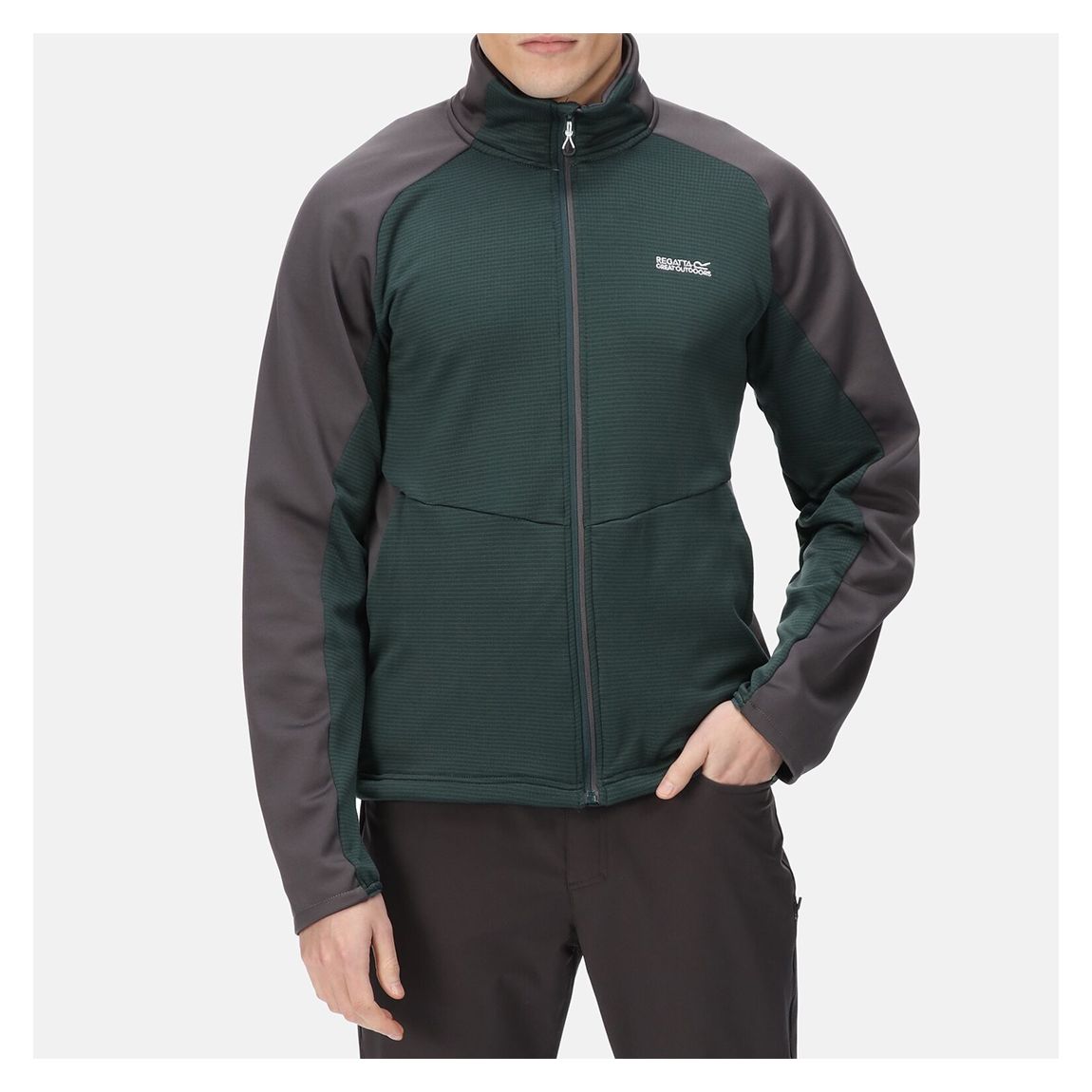 Grey/Green Highton Winter Full Zip III Fleece main product photo