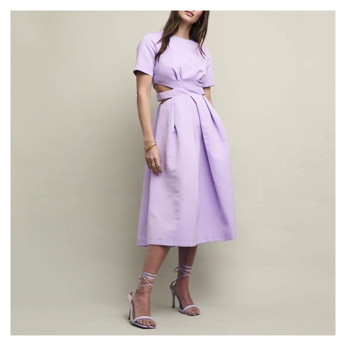 Purple Alicia Midi Dress main product photo