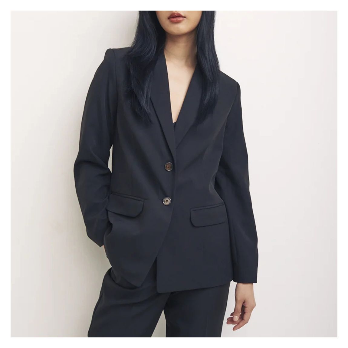 Black Julie Single Breasted Blazer main product photo
