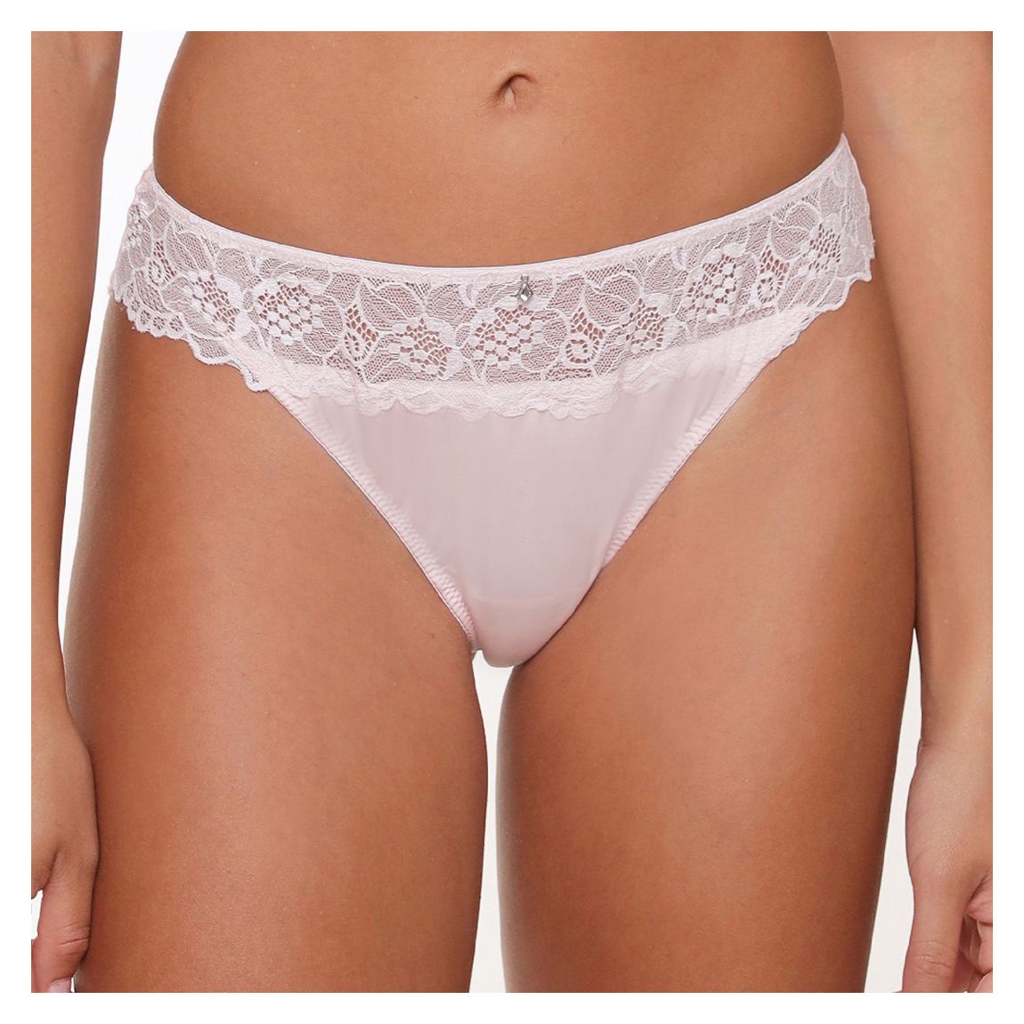 Light Pink Lace Thong Brief main product photo