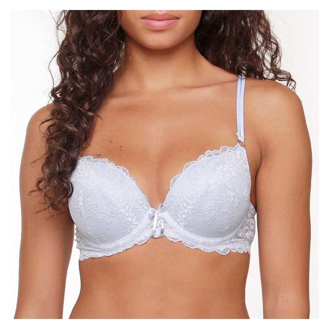 Light Blue Underwire Gel Bra main product photo