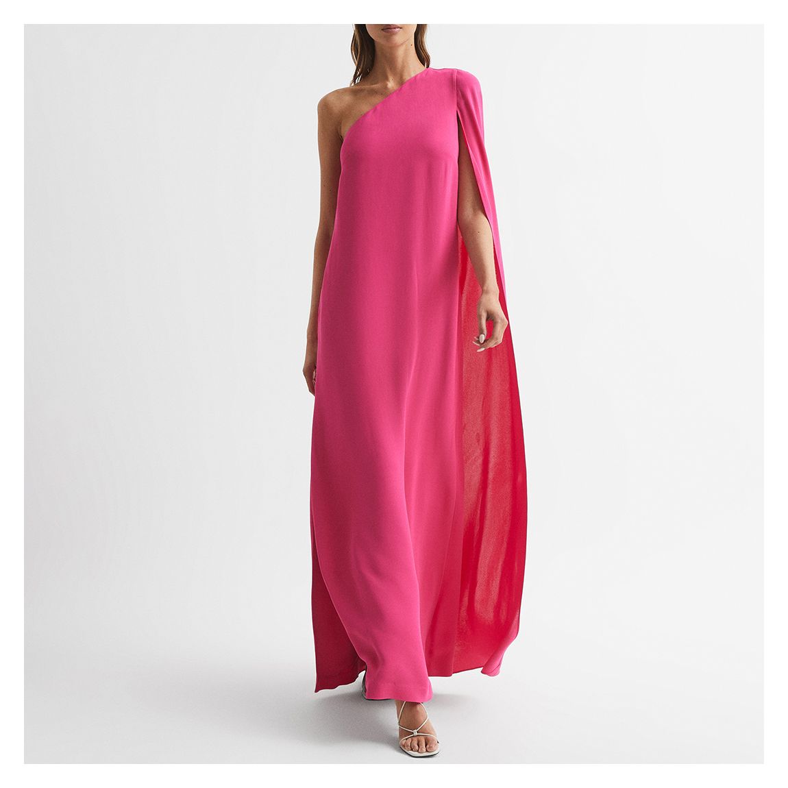 Pink Nina One Shoulder Dress main product photo
