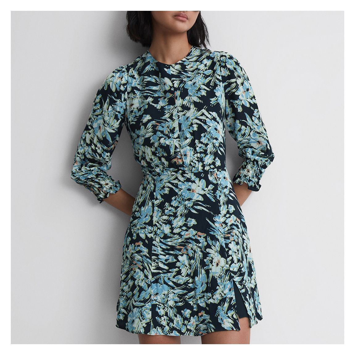 Navy/Blue Annie Mini Dress main product photo