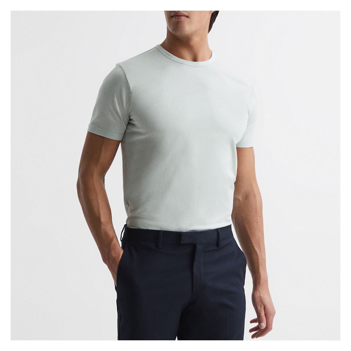 Ecru Caspian Slim T-Shirt main product photo
