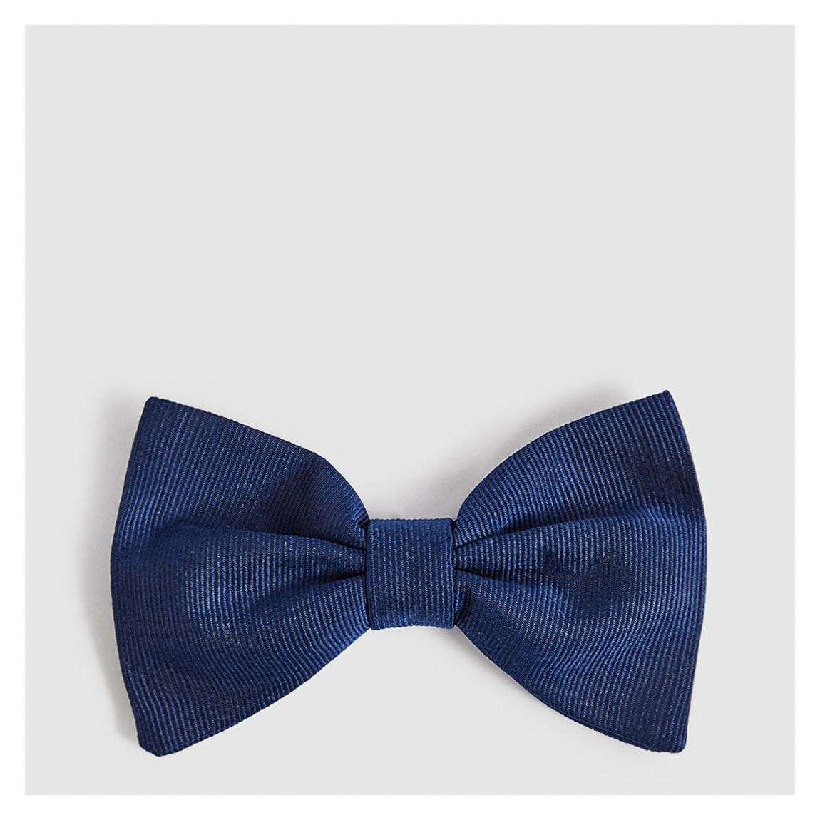 Navy Boyle Ribbed Bow Tie main product photo