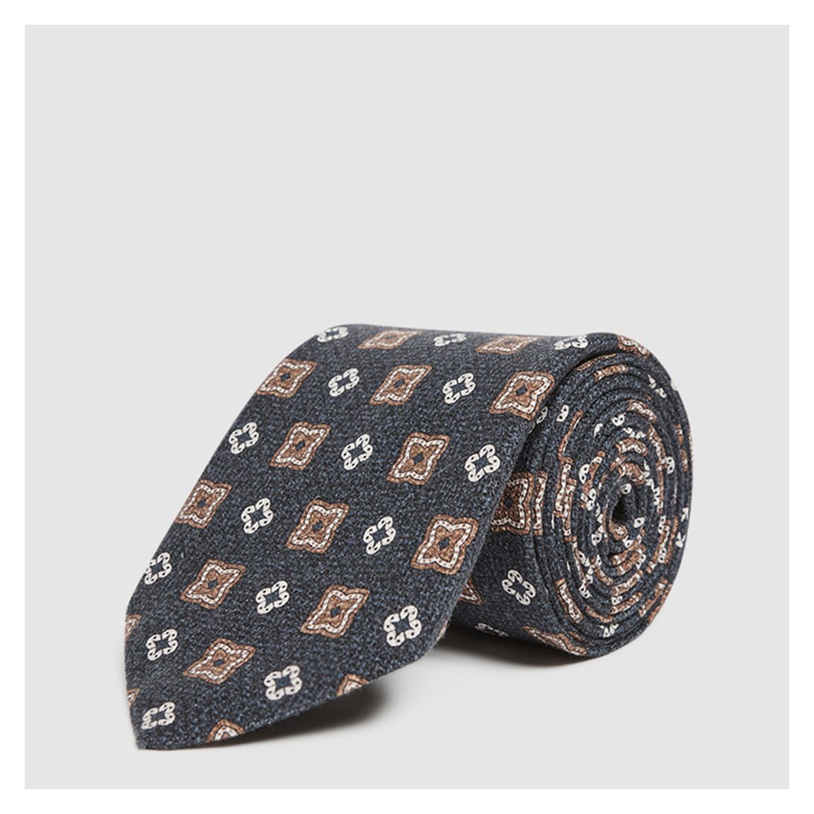 Multi Amalfi Pattern Silk Tie main product photo