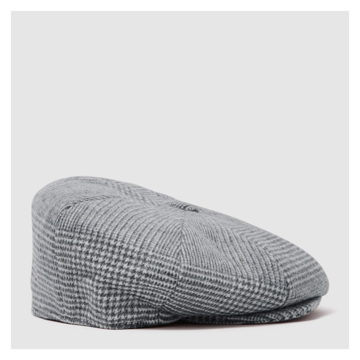 Grey Arbor Check Wool Blend Hat main product photo