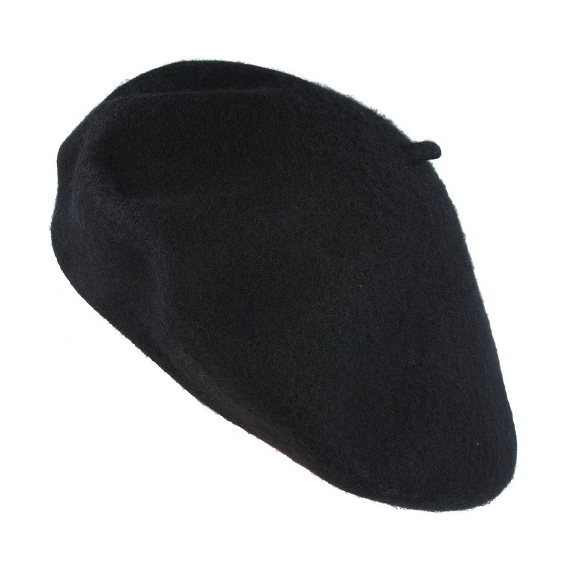 Women's Wool Black Beret main product photo