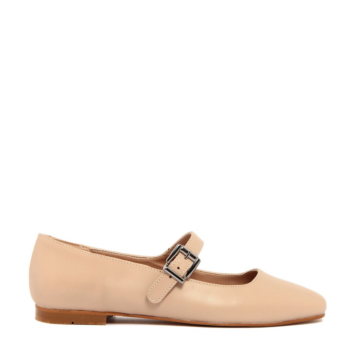 Nude Buckle Mary Jane Shoes main product photo